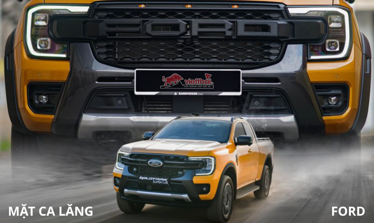 Mặt Ca Lăng Chữ Ford cho Ford Ranger 2023 - Nâng Cấp Ngoại Hình